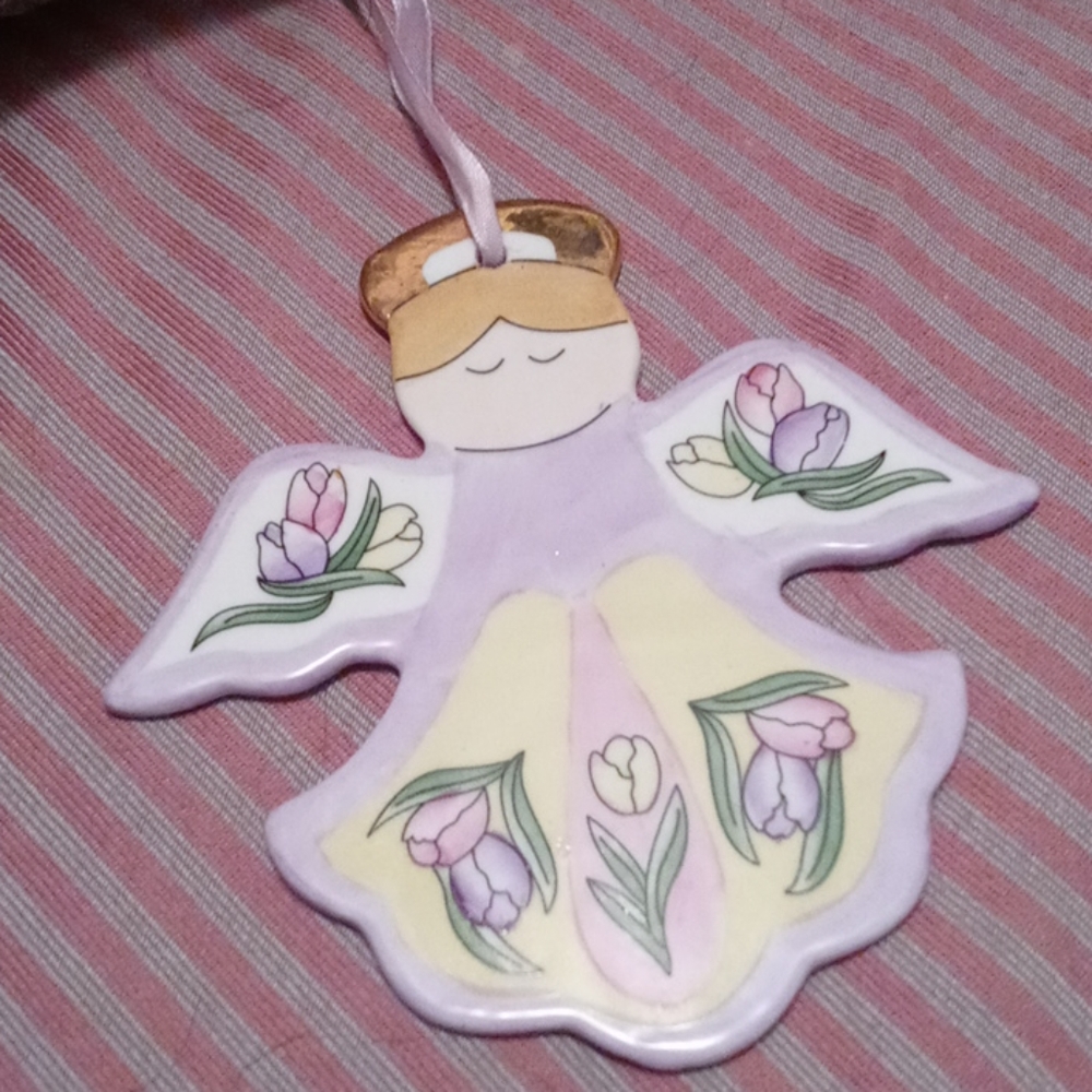 Beautiful Ceramic Angel Ornament